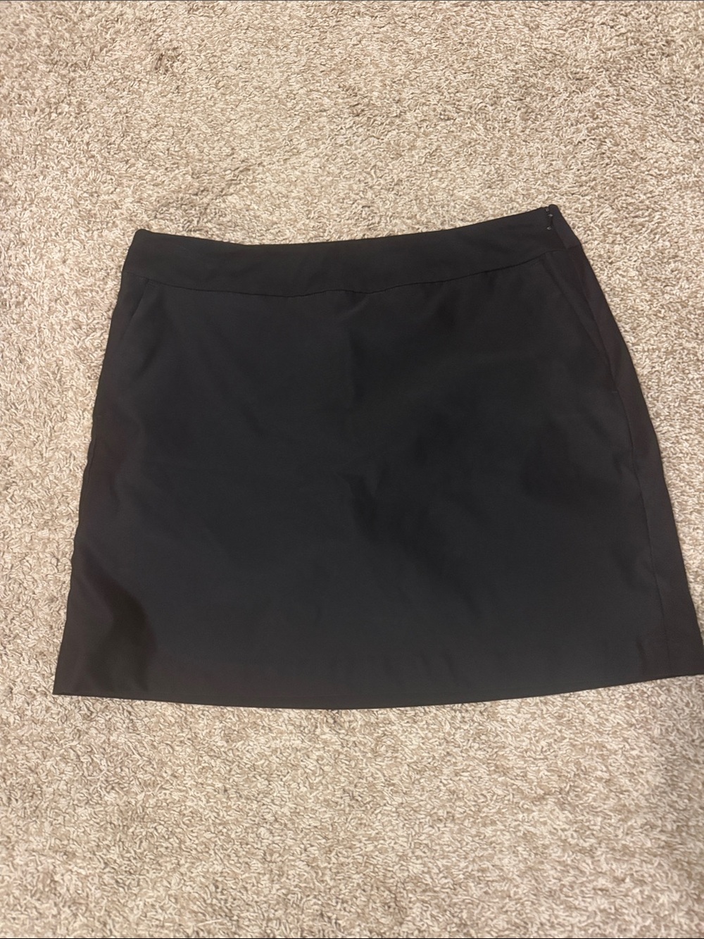 Nike Women's Tournament Golf Skort Dri-Fit Black Size 8 Athletic Skirt Solid